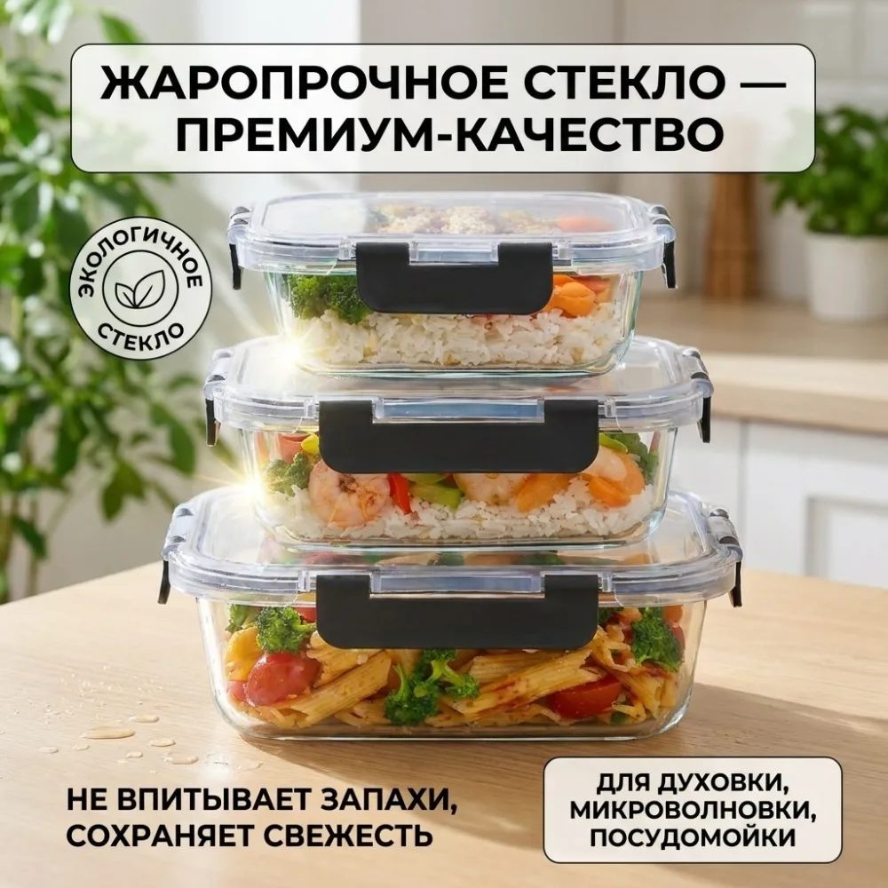 Контейнеры Freshbox, 3 шт